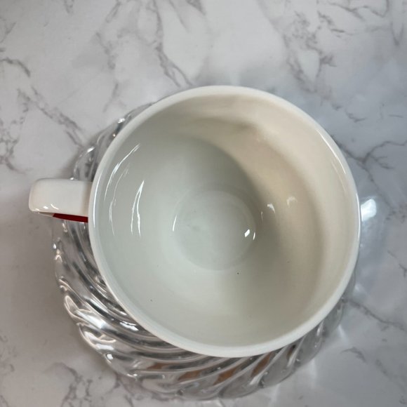 Starbucks Coffee Mug, Red/White 2007 Holiday Christmas Collection, Jolly design - Picture 3 of 4